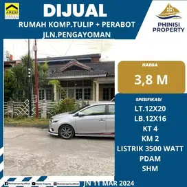 DIJUAL RUMAH DI KOMPLEKS TULIP DENGAN PERABOT DI JALAN PENGAYOMAN