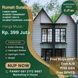 Gen Z Calling, Rumah Mezanine Surabaya Timur Angs 2,5 Jt/ bln