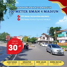 Jual Tanah Murah Madiun Taman, Siap AJB Notaris, Dekat UNMER