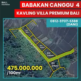 Dijual Tanah Kavling VILLA BABAKAN CANGGU 4 Bali