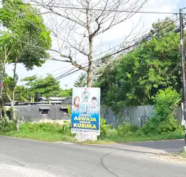 Tanah Tepi Jalan Aspal Dekat  RS Hermina Yogya