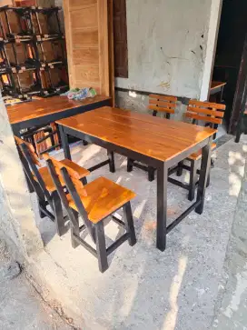 Meja Kursi Cafe Warung Makan