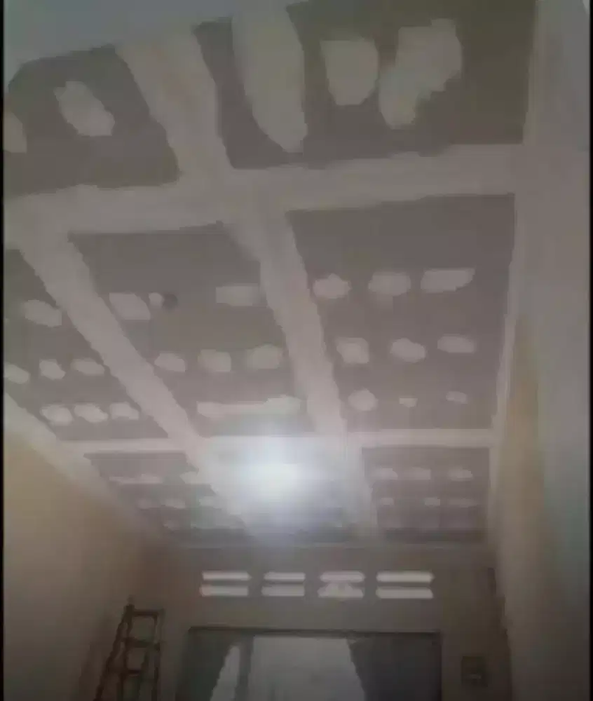 Plafon partisi PVC aluminium Lis gypsum