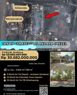 Dijual Rumah Siap Huni Andara Pondok Labu Cilandak