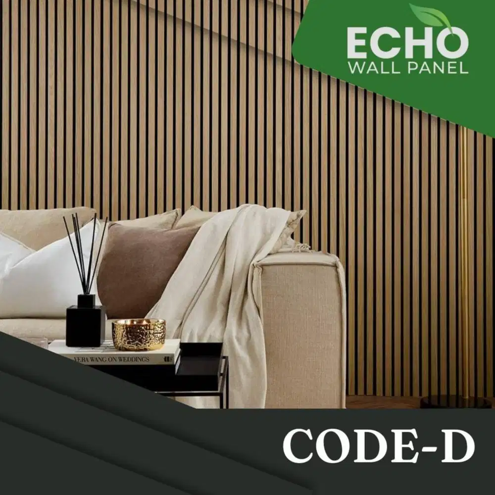Echo Wood Panel / WPC Wallpanel / Panel Dinding Panjang 2,9m (Kode D)