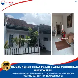 Dijual Rumah Dekat Pasar & Area Pendidikan