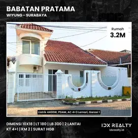 JUAL RUMAH Babatan Pratama Surabaya Wiyung HGB dkt Mukti PTC Mall