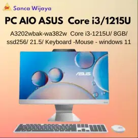 PC ASUS AIO, AIO A3202WBAK, Core i3-1215U, 8GB , SSD 256 21.5 FHD, Wi