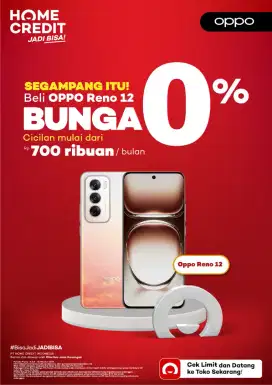 Segampang itu Punya Oppo Reno 12 Series Pakai Home Credit Bisa 0%