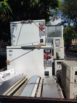 Terima AC, kulkas, freezer, showcase