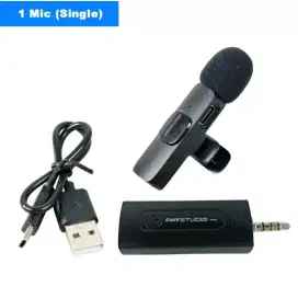 Mic microphone wireless Jack 3.5mm bisa semua hp