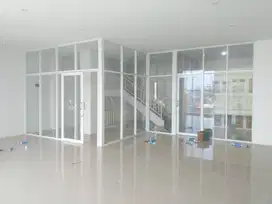 Pasang Kusen Pintu Alumunium Kaca  Plafon Sekat Gypsum Lis Dinding PVC