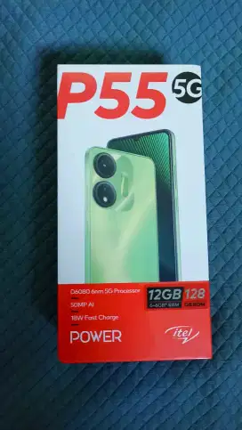 Itel P55 5G 6/128 Baru Garansi Resmi