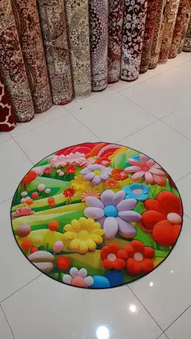 Karpet 3D Bulat