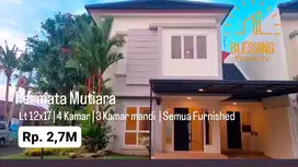 Rumah mewah sudut permata mutiara pusat kota