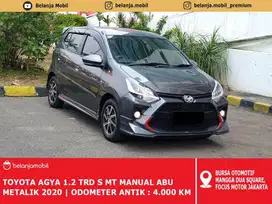 Toyota Agya 1.2 TRD S MT Manual Abu met 2020/21 km.4rb antik