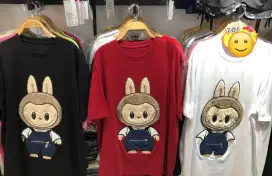 Atasan Wanita Labubu PopMart Premium Model Boneka dan Resleting