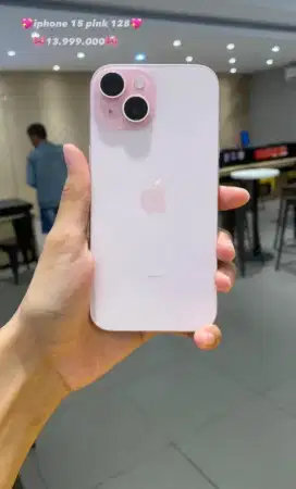 iPhone 15 pink cashback 2JT termurah gresik