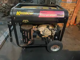 Genset Krisbow Bensin 8000 Watt 1 Phase Generator Set Gasoline