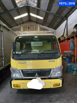 Mitsubishi Canter 4roda Long Chasis Box 2018