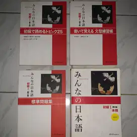 4 Buku Minna No Nihongo Shokyu1 Original