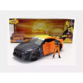 Diecast mobil anime Naruto, with DVD box