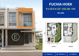 Rumah 2 Lantai hoek Cluster Miami di PIK 2