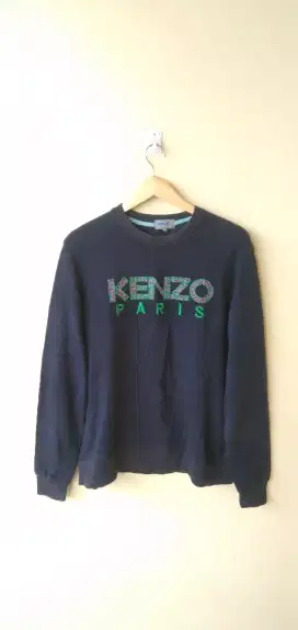 Vtg Kenzo Paris navy sweater