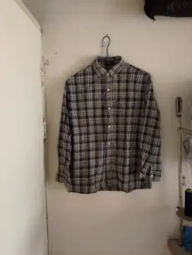 Kemeja pria underwood school bahan flanel