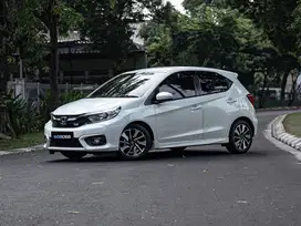 FREE E-TOLL 1 JT TDP 5JT BRIO RS AT MATIC 2020 PUTIH HONDA BRIO MATIC