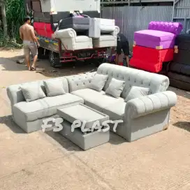 Sofa L barang baru pembyrran cod