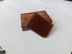 Wallet Brown Buff Abstract