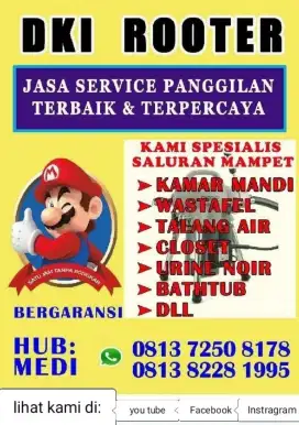 Ahli Pipa mampet BSD Tangsel Tampa bongkar BERGARANSI JABODETABEK