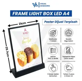 Neon Box Led Slime A4 Standing