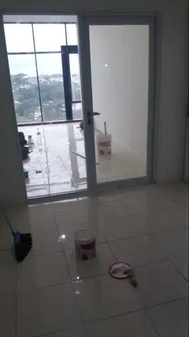 Pasang Kusen Alumunium + Pintu+ Cat Untuk Kantor