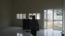 Pasang Kusen Alumunium + Pintu+ Cat Untuk Kantor