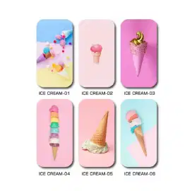 Lukisan Pajangan Dekorasi Ice Cream