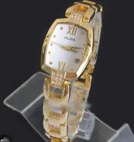 Jam tangan wanita analog asli alba no box no sertifikat