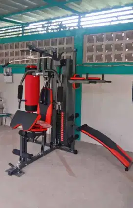HOME GYM 3 SISI SAMSAK ALAT FITNESS KEBUGARAN BARU COD