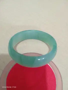 Gelang giok hijau asli china