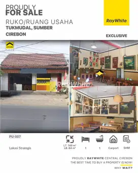 Dijual Ruang Usaha di Tukmudal Sumber Cirebon