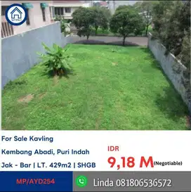 LELANG AYDA TANAH  DI PURI INDAH , KEMBANGAN JAKARTA BARAT