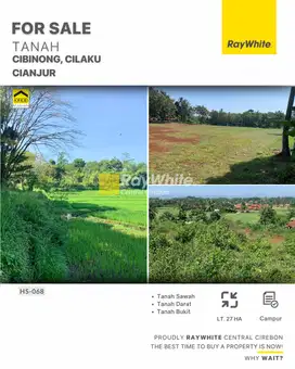 Dijual Tanah di Cibinong Cilaku Cianjur