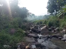 Dijual lahan Tepi Sungai Bogor