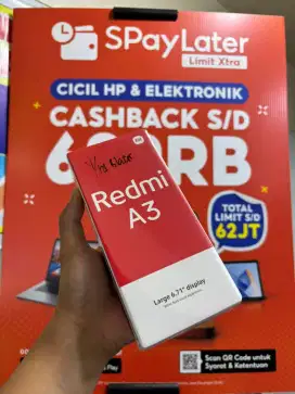 Redmi A3 4/128Gb Promo kredit tanpa dp