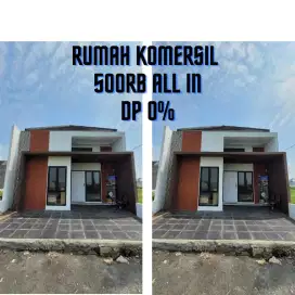 DIJUAL RUMAH KOMERSIL CICILAN SUBSIDI. TANPA DP. BOOKING FEE HANYA 500