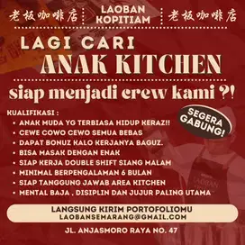 Loker Karyawan Cafe, Resto, Bar