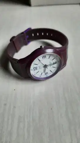 Jam tangan Cewek ungu Q&Q Modis Kondisi OK