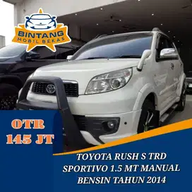 TOYOTA RUSH S TRD SPORTIVO 1.5 MT MANUAL 1500 CC BENSIN TAHUN 2014