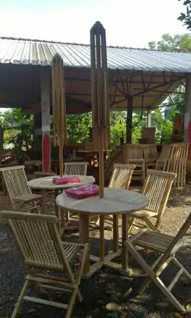 Set Meja Payung Taman